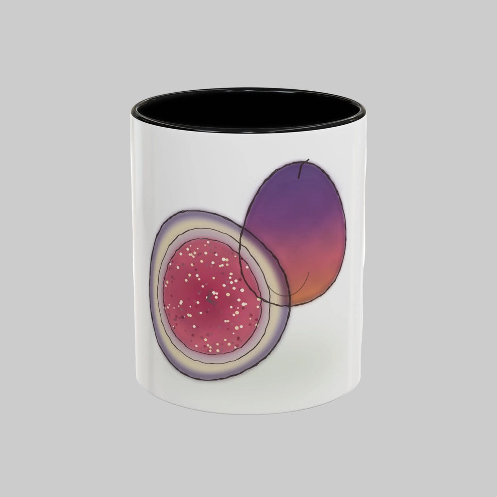 Fig Fruit Coffee Mug — Minimal Watercolor Fig Accent Mug (11/15oz)