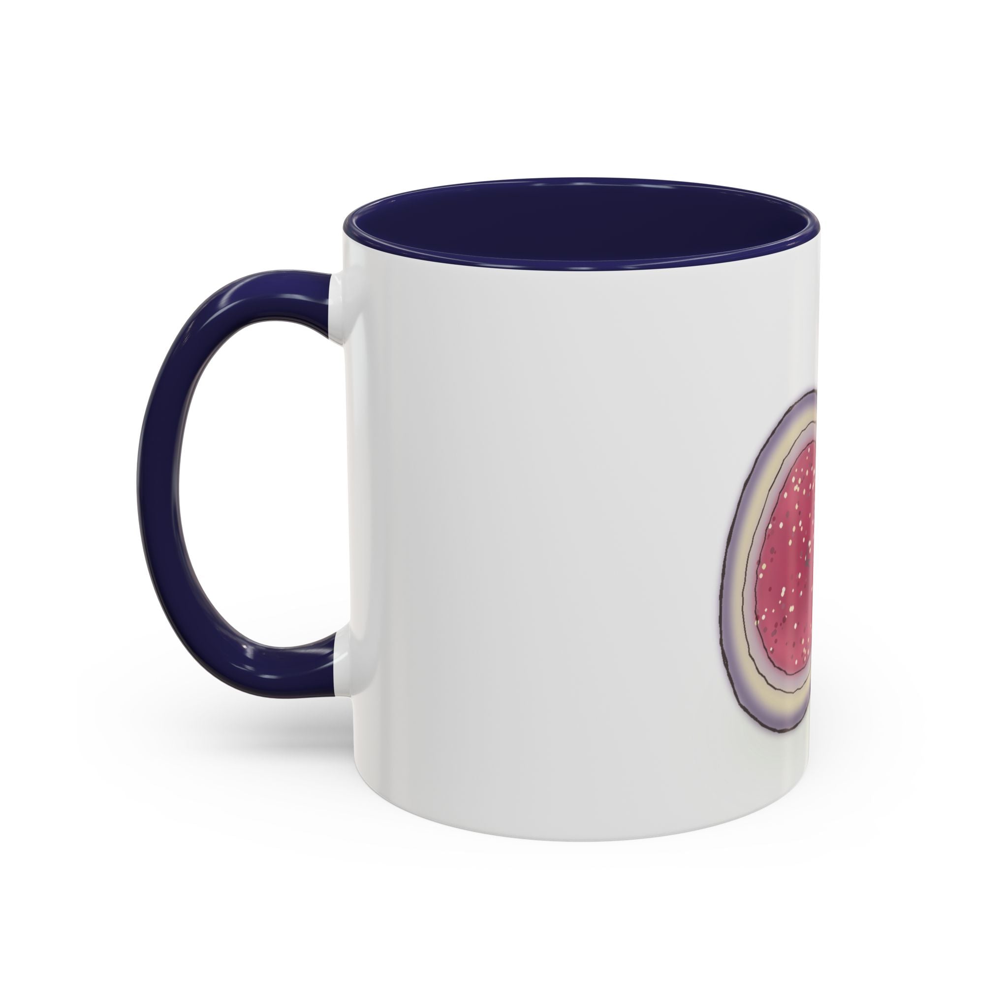 Fig Fruit Coffee Mug — Minimal Watercolor Fig Accent Mug (11/15oz)