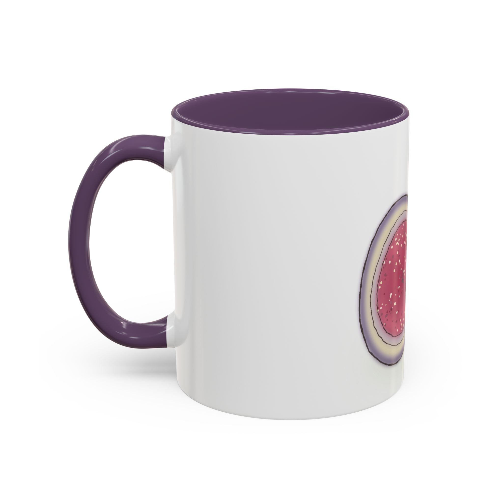 Fig Fruit Coffee Mug — Minimal Watercolor Fig Accent Mug (11/15oz)