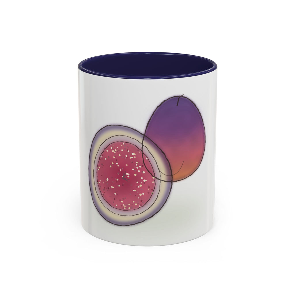 Fig Fruit Coffee Mug — Minimal Watercolor Fig Accent Mug (11/15oz)