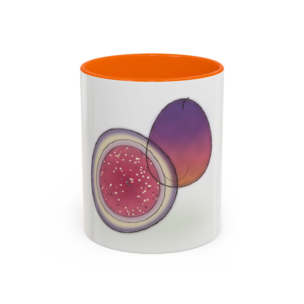 Fig Fruit Coffee Mug — Minimal Watercolor Fig Accent Mug (11/15oz)