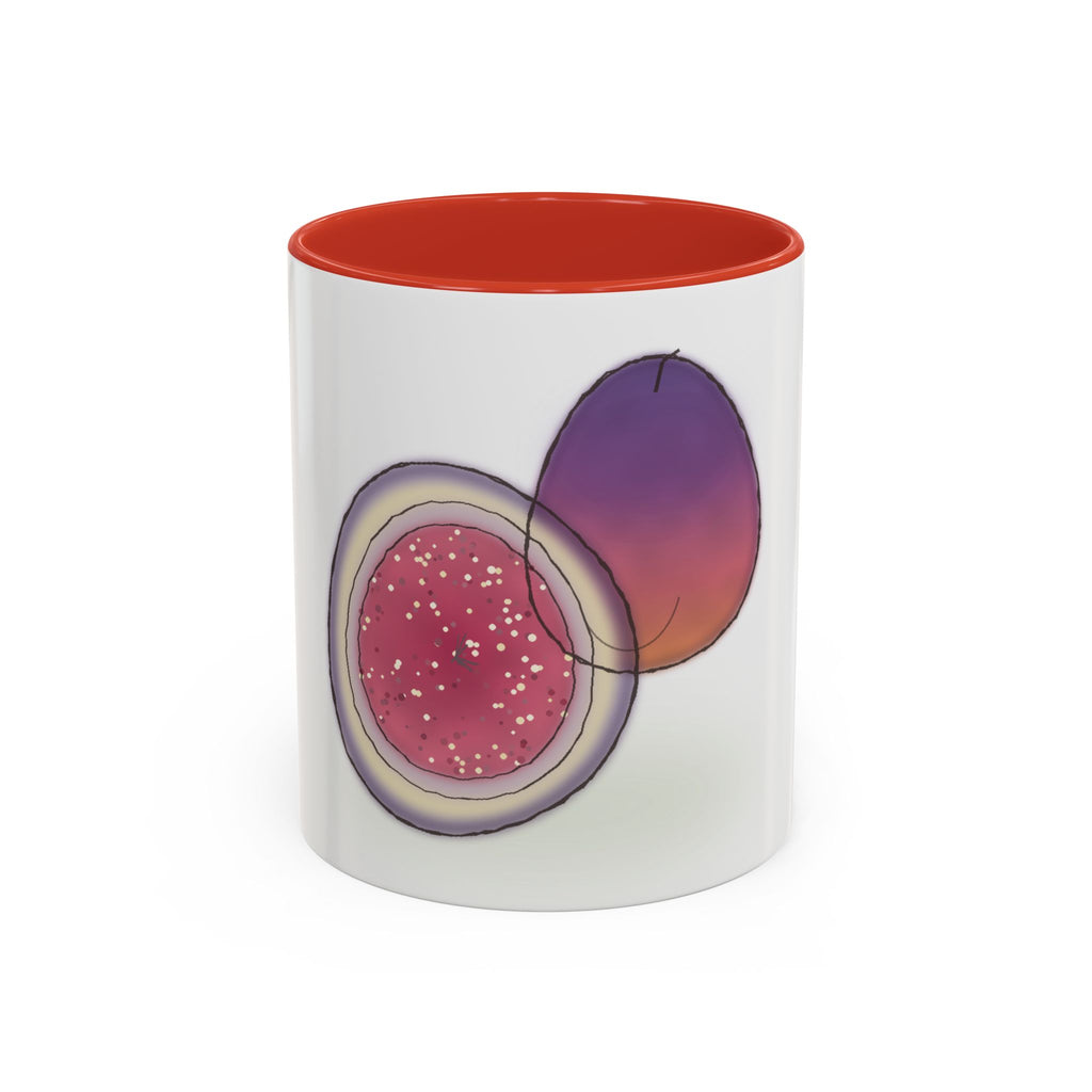 Fig Fruit Coffee Mug — Minimal Watercolor Fig Accent Mug (11/15oz)
