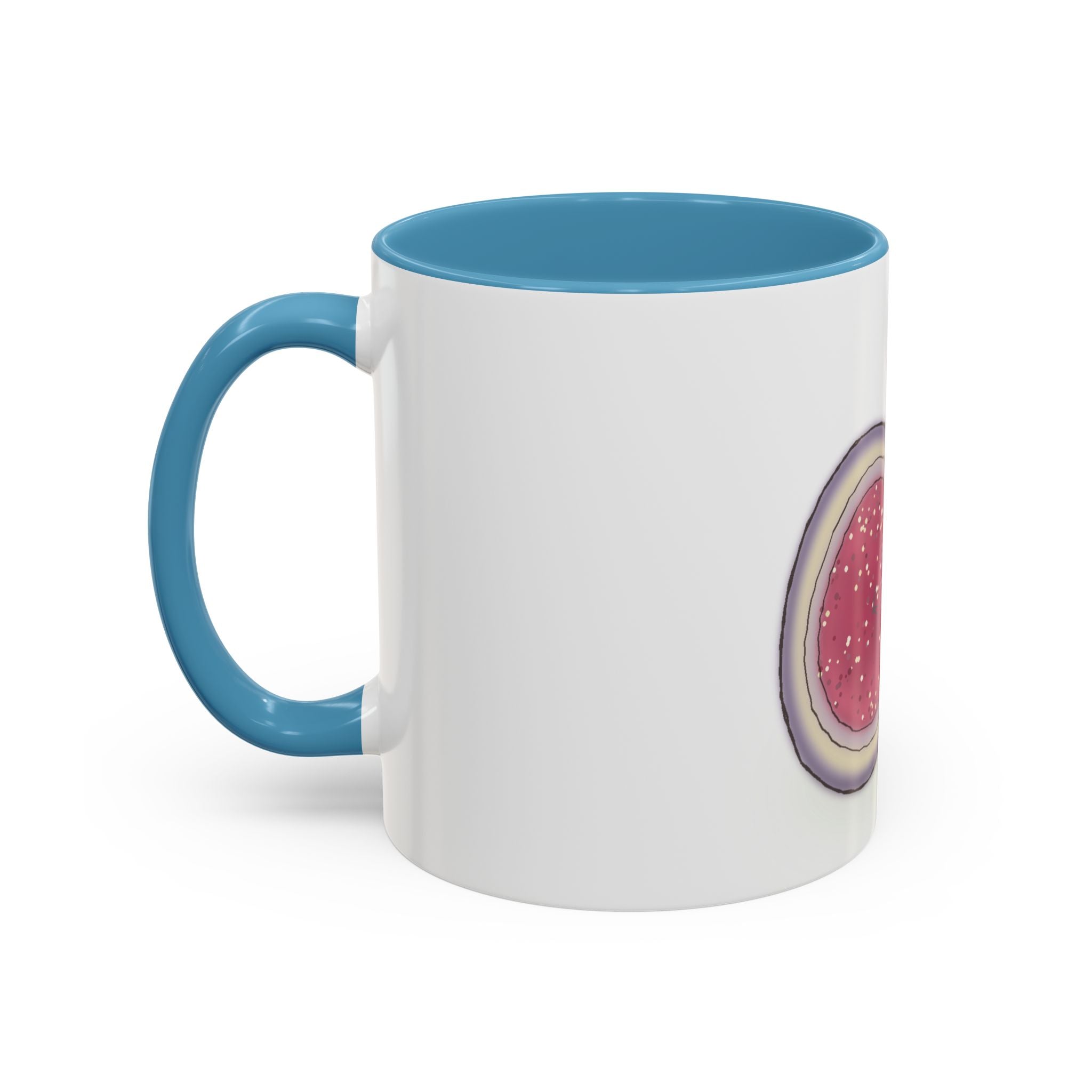 Fig Fruit Coffee Mug — Minimal Watercolor Fig Accent Mug (11/15oz)