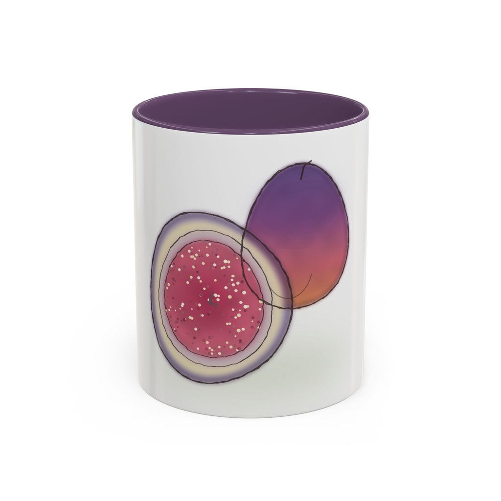 Fig Fruit Coffee Mug — Minimal Watercolor Fig Accent Mug (11/15oz)