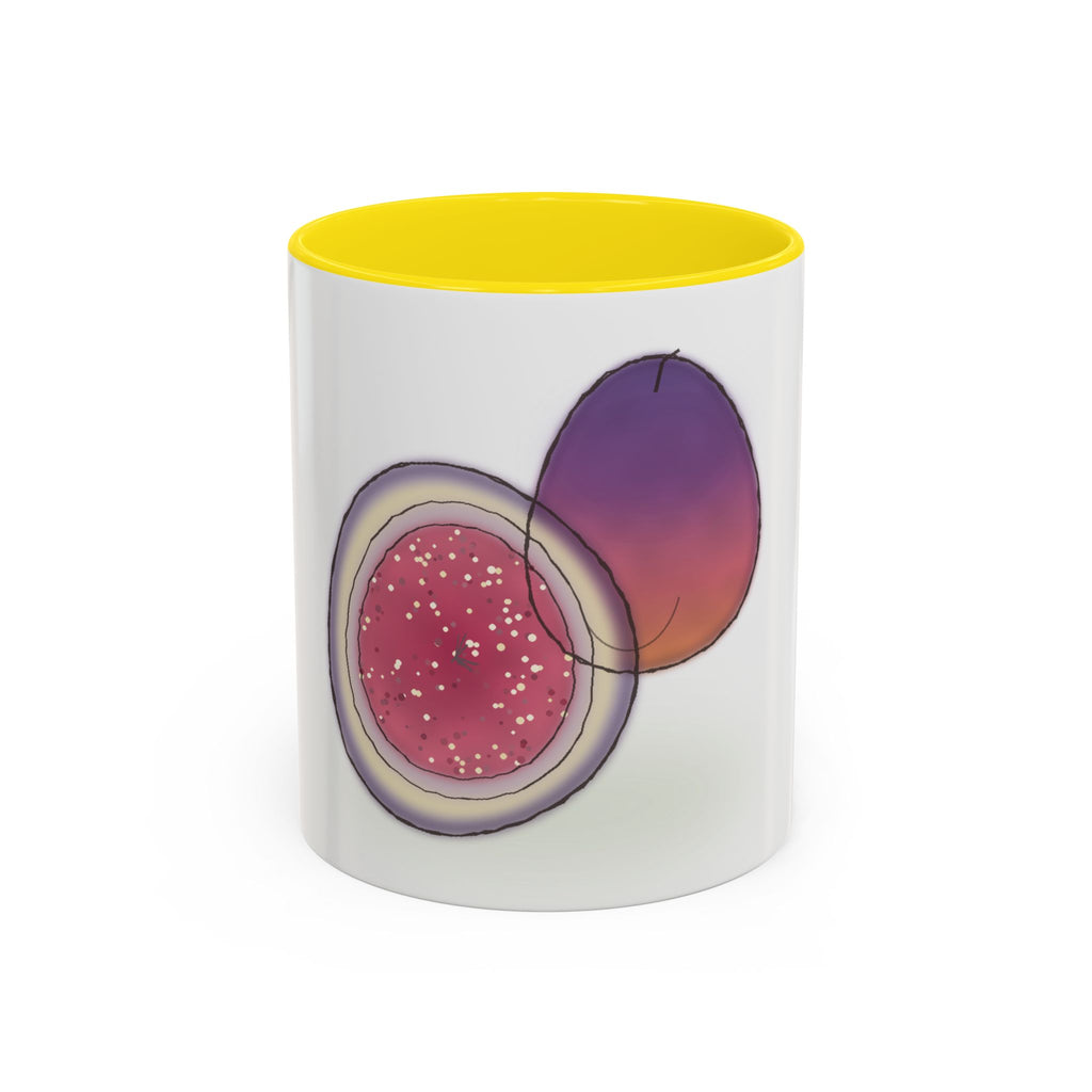 Fig Fruit Coffee Mug — Minimal Watercolor Fig Accent Mug (11/15oz)